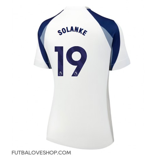 Dres Tottenham Hotspur Dominic Solanke #19 Domáci pre Ženy 2025-26 Krátky Rukáv